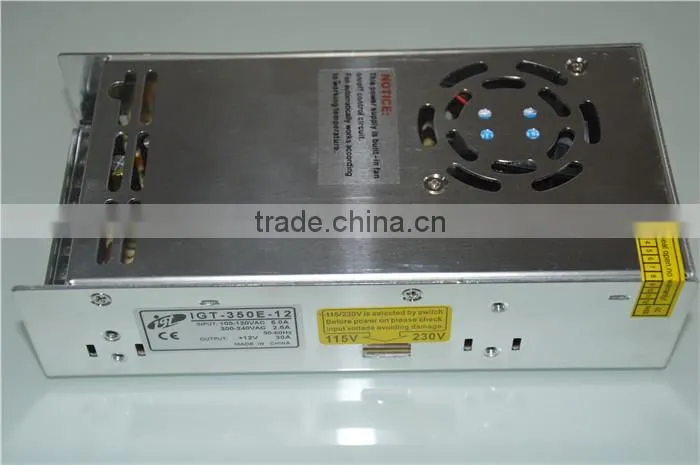 200w 24v constant voltage standard led transformer for led light