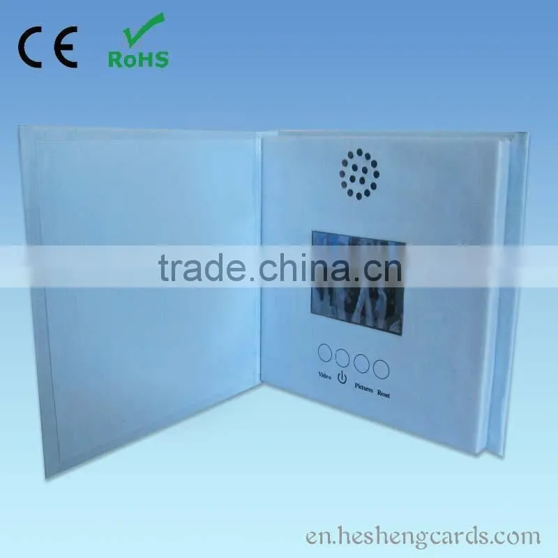 Top quality 5" customized lcd video brochure card