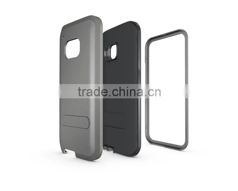 New design armor case built in screen protector for HTC M9