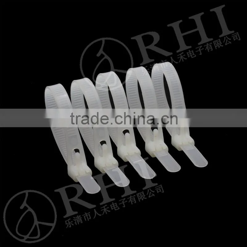 RHI high temperature plastic reusable numbered cable ties