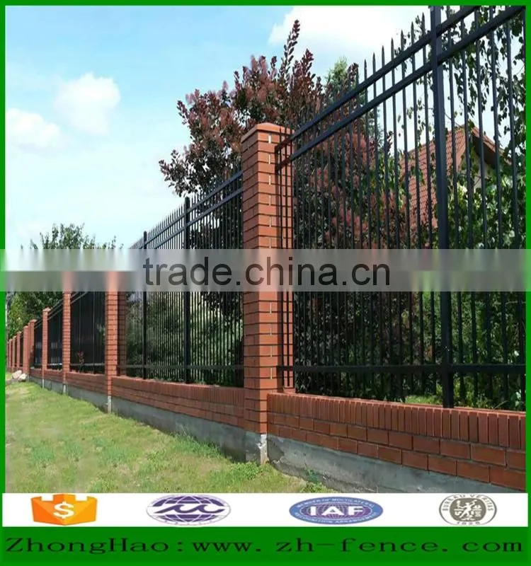 High quality PVC coated Zinc Steel tubular Fence for sale