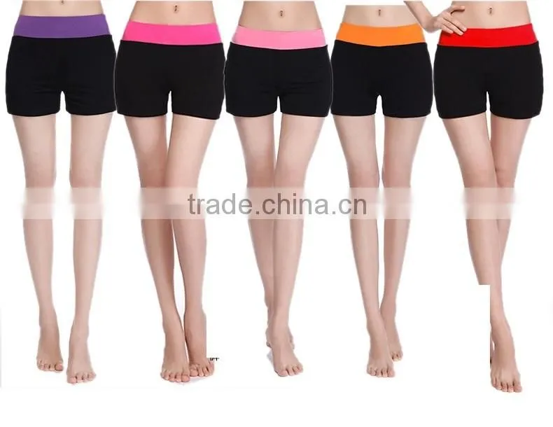 Custom Modal Fitness Yoga Shorts, Women Yoga Wear Wholesale