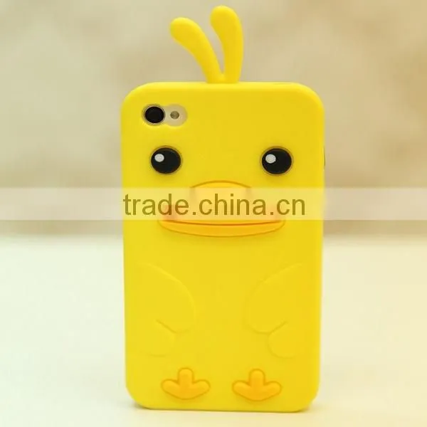 cute silicone case for mobile phone,3D silicone cell phone case,factory price