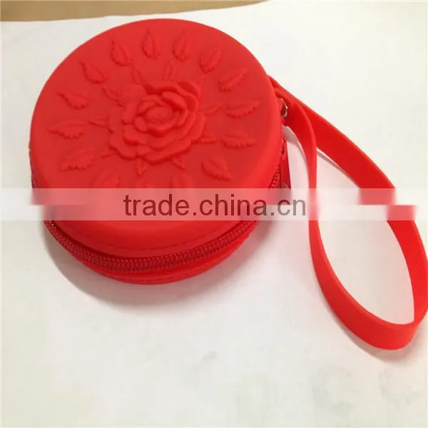 hot selling FDA food grade Silicone Coin Wallet,silicone bag for kids