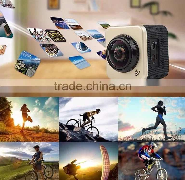 1080P@30 fps 1.5 inch Four Modes 12MP Panorama Photographic Action Camera