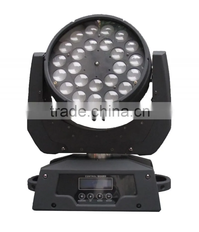 guangzhou 24pcs 15W RGBWA led zoom moving head light stage light