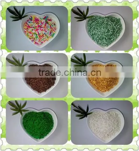 Edible sprinkles green jimmies