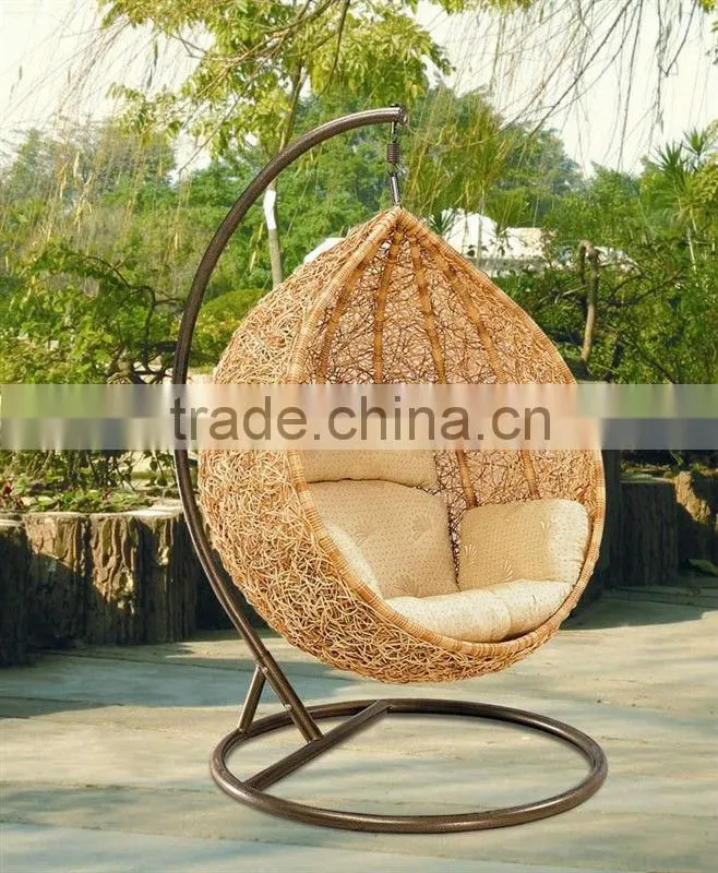 PE rattan outdoor furniture bird hanging chair