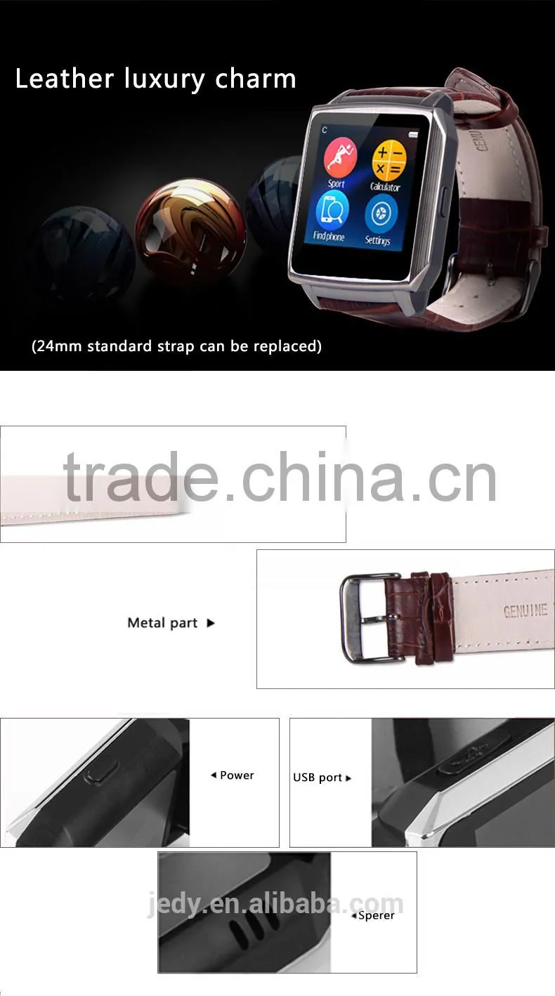 BTW-W03 Smart watch with heart rate monitor Free-scale Sync android and ios Capacitive Touch screen 1.6 inch OLED 240*240 pixel