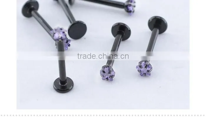 hot sale!Natural colorful magnetic lip piercing
