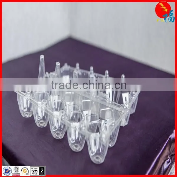 PET clear egg packing tray for marketing