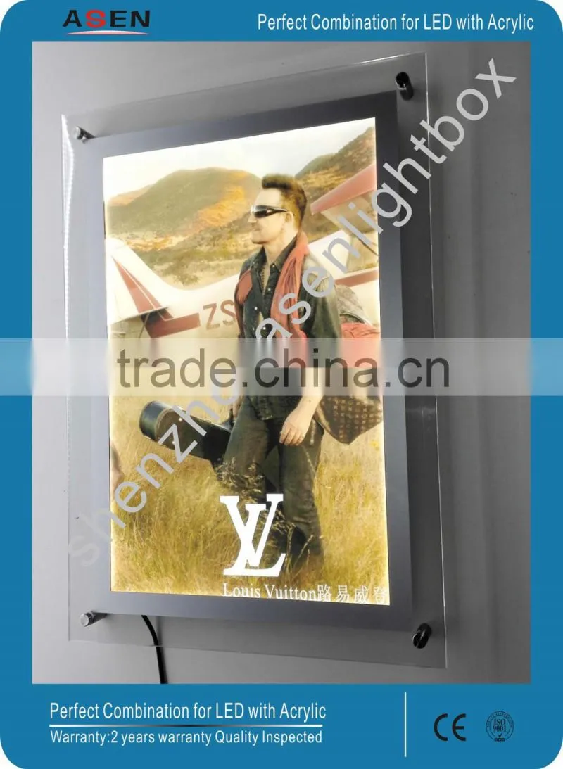A1 Size Acrylic Crystal Light Box Manufacturer