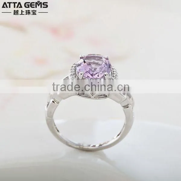 Latest beautiful 925silver ring narutal gemstones ring