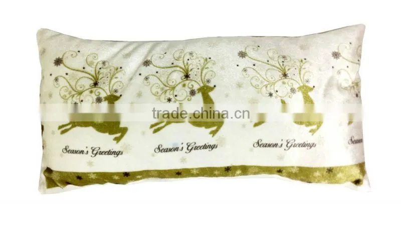 Rectangular Christmas mi-lu deer sofa pillow , throw pillow