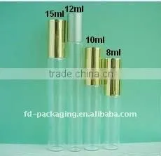 8ml,roll on glass bottle with aluminium cap