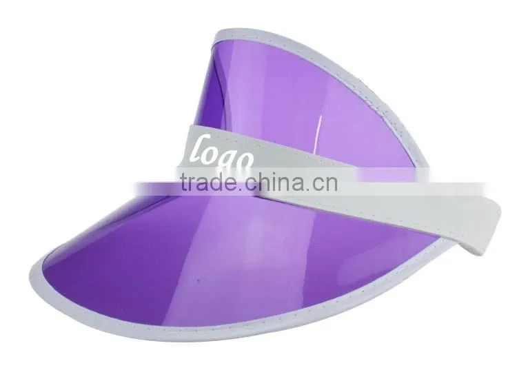 Costum Cheap Plastic Sun Visor Cap