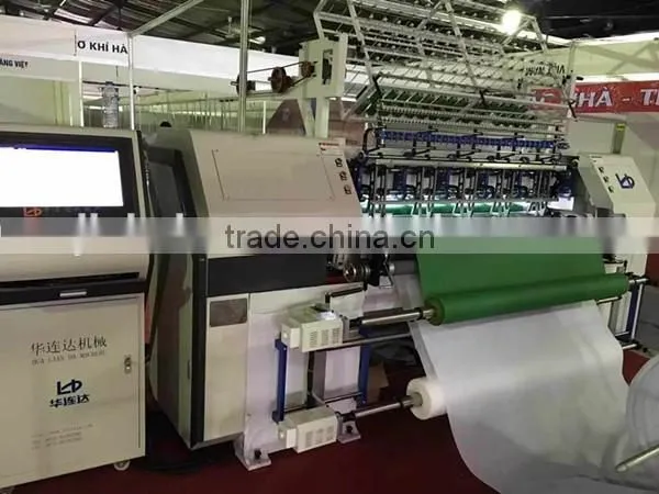 Industrial used multi needle quilting machine