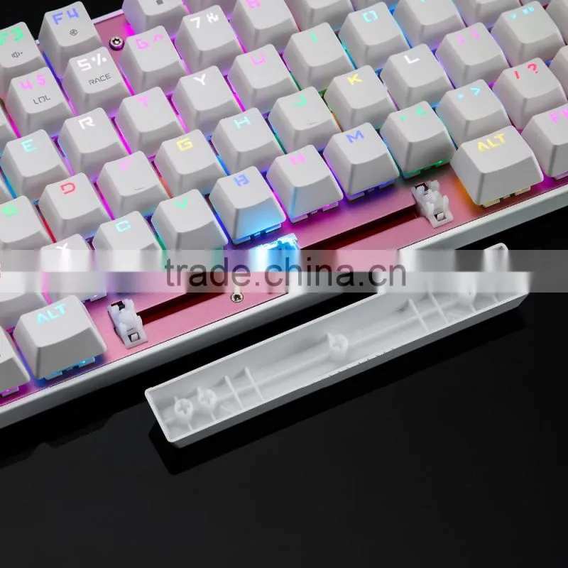 Motospeed Hot New RGB Backlit Wired Mechanical Gaming Keyboard with Blue Switches