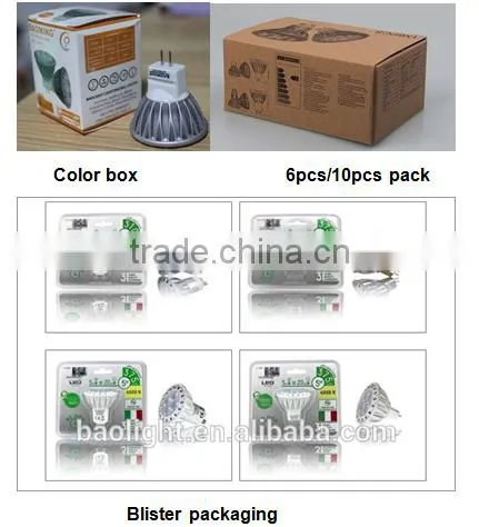 hot sale mr16 7W 5W 230v lampe led gu5.3 with TUV GS