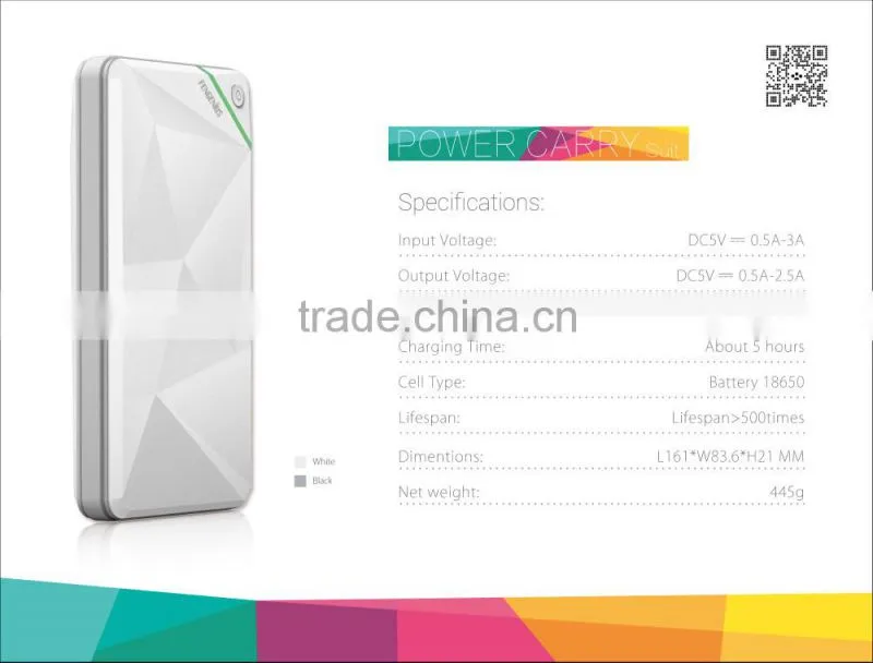 High Capacity Power Bank With High Quality, Portable Charger With 10000mAh/20000mAh Capacity Optional, Mobile 18650 Battery