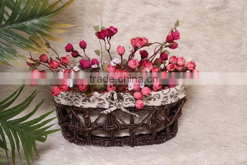 7 hand woven - pastoral style - straw - Storage Basket - Storage Basket - water basket - sundry basket - woven baskets