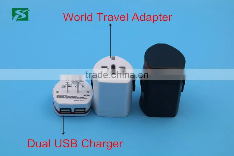 World plug power adapter input 100~240v ac 50/60hz