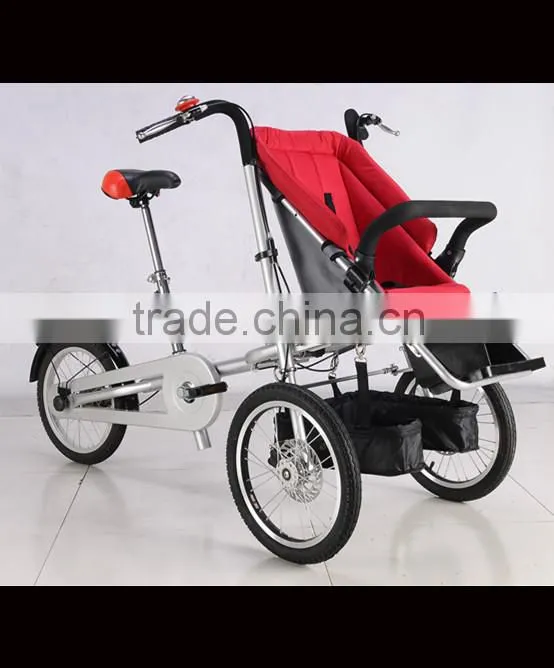 mother and child bicycle baby stroller