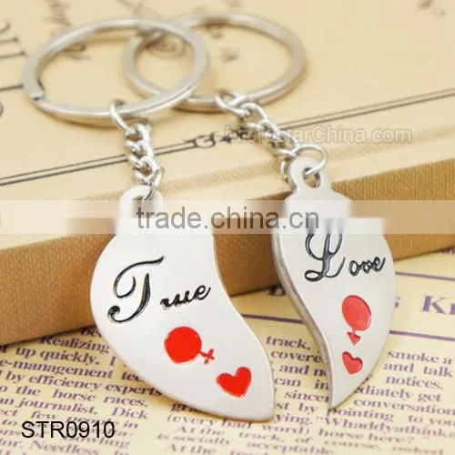 In Stock Hot Couple Key Chain "I Love You" Heart Arrow Key Chain