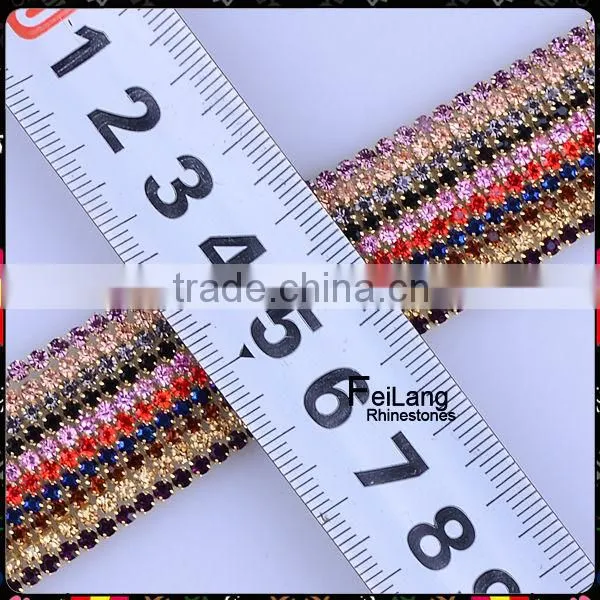 Small size rhinestone crystal chains for crafts