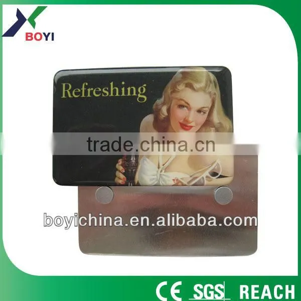 Customized Design Made Aluminum Metal Fridge Magnet