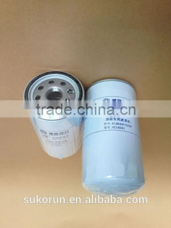 Weichai car oil filter 612630010239
