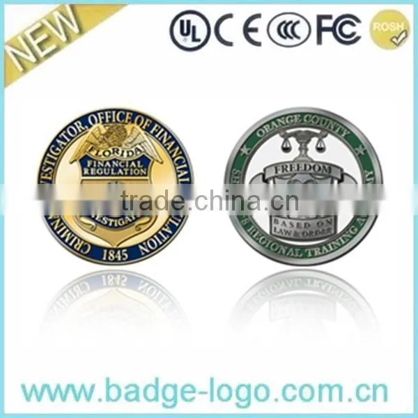 promotioanl high quality novelty decoration metal token coin for wholesale