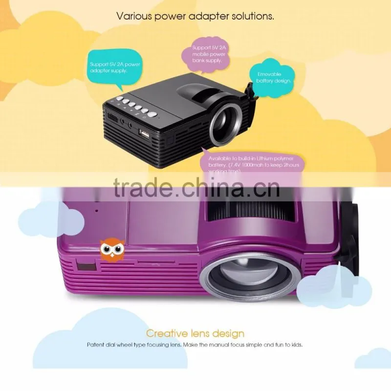 SD20 LCD Portable Mini Projector Led Projector for kid toy projector present toys