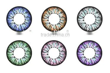 Wholesale Eclipse rainbow contact lenses color green cheap wholesale contact lens contact lenses grey color