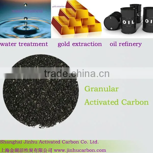Shell activated carbon for gold screening plant