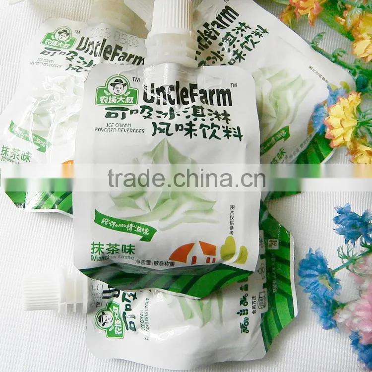 Plastic food grade standing spout pouch made in China