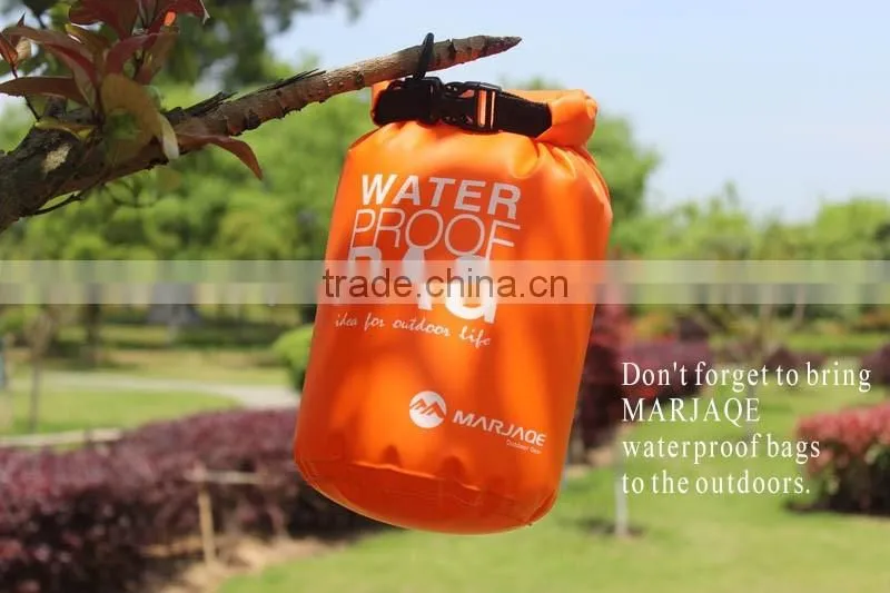 2016 New 250D PVC 2L Ocean Pack Swimming Beach Dry Bag Sports Waterproof Bag