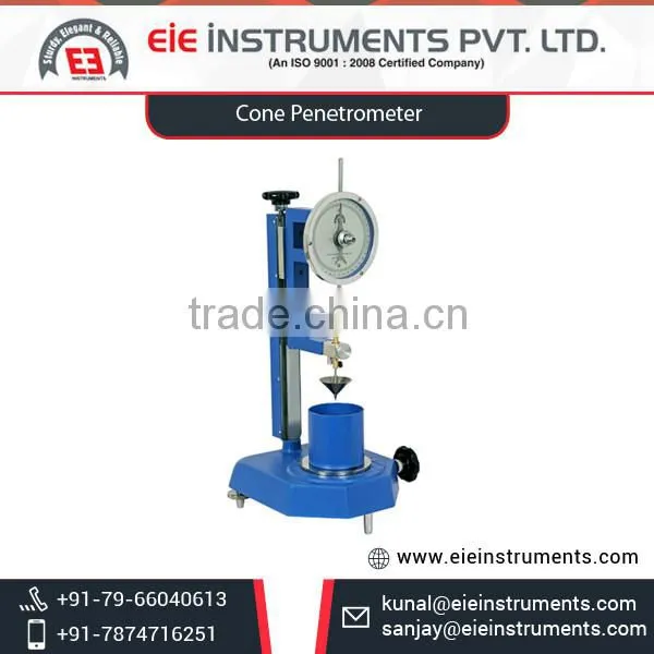 Result Oriented Cone Penetrometer Available from Top Exporter