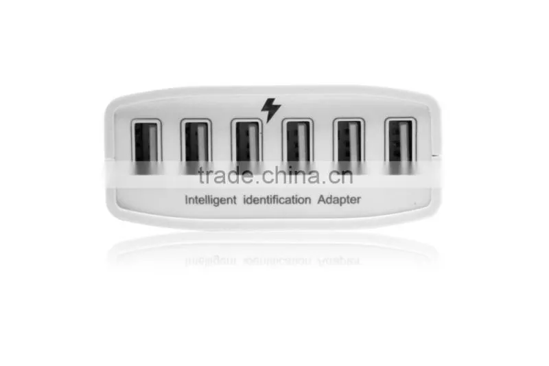 Usb charging hub muilt phone charge 6 port usb charger for cellphone with high quality
