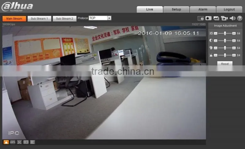 cctv camera night vision 3 Megapixel Full HD Vandal-Proof Network Mini Dome Dahua IPC-HDB4300C-M Camera Built in MIC