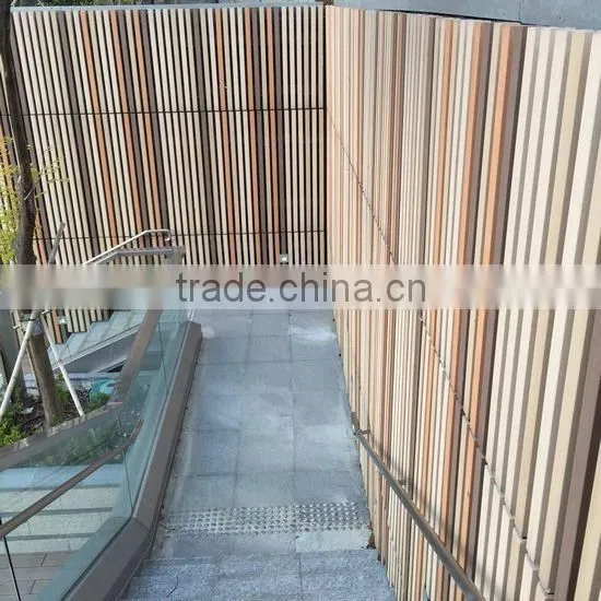 Top quality high strength fireproof wall cladding louver hot sale