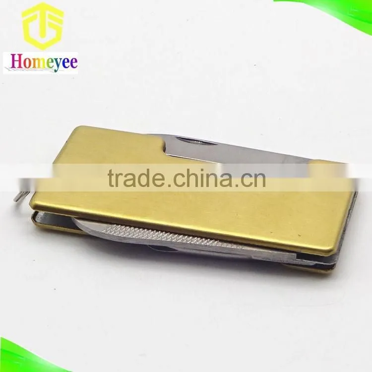 square shape mini pocket knife with scissors and knife keychain/gift knife