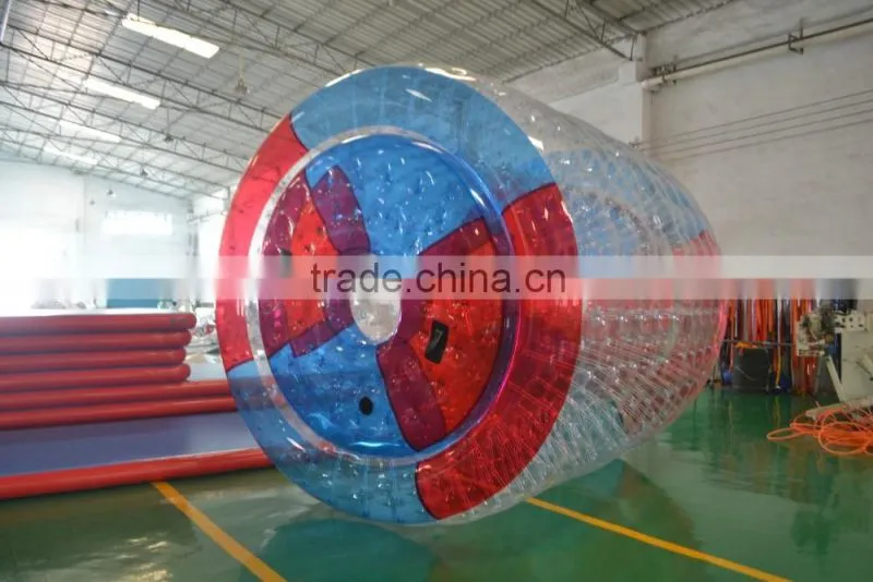 Hot selling 3m Dia roller ball inflatable water roller ball for adult
