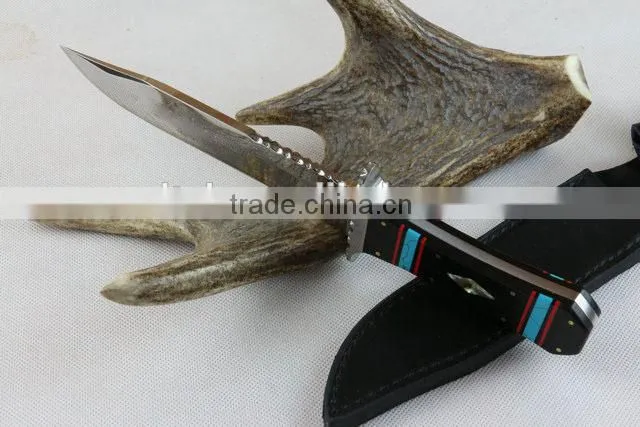 OEM fixed blade Collection knife with mirror surface