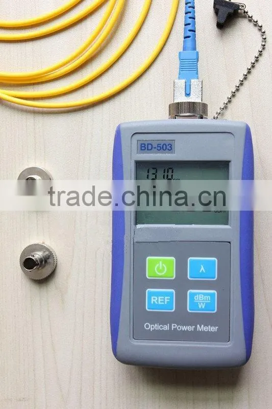 Handheld fibra optica power meter optical fiber tester meter