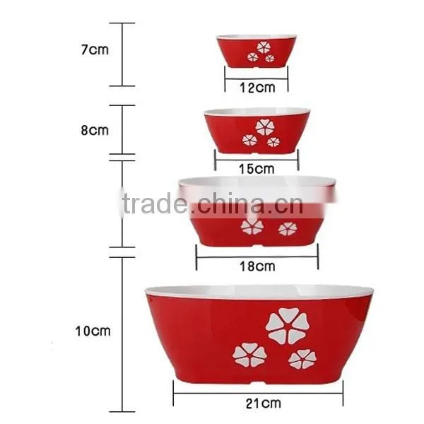 Plastic big salad bowl(3L)