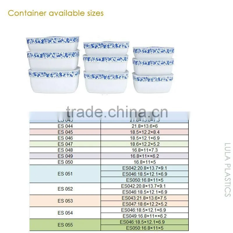 Plastic Airtight Storage Containers Rectangular Wholesale