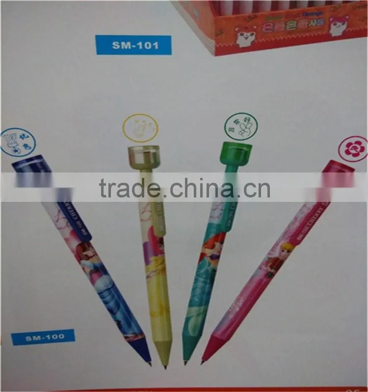 water color pens with stamp