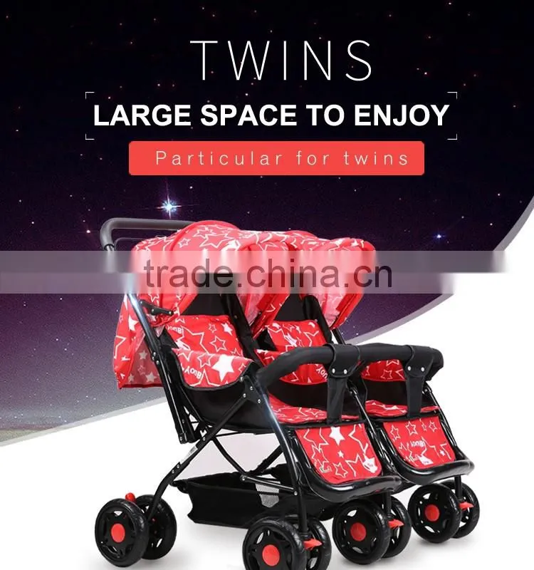 Mother See Baby Twins Stroller/Double Stroller /Twins Carriage /Double Pushchair