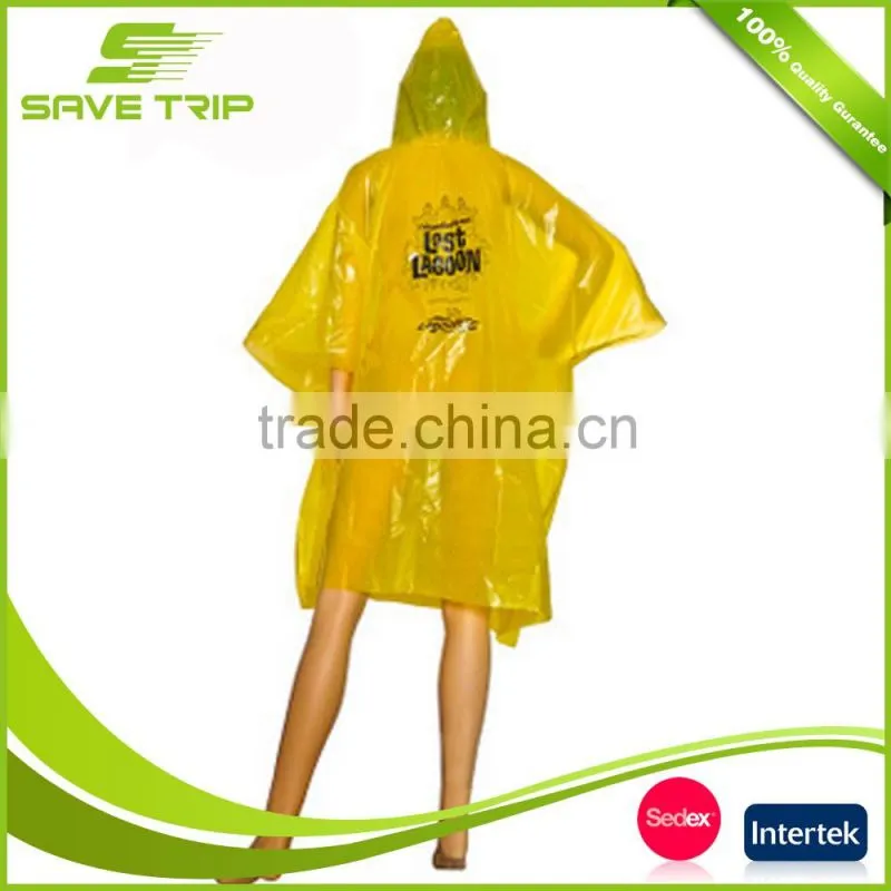 Cheap but Good Reusable Hooded Raincoat Poncho